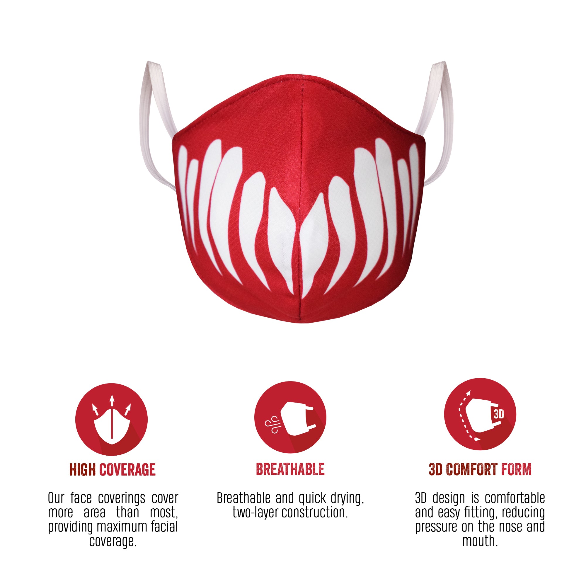 SAFEJAWZ Performance Face Mask - VIPER. Anti-Microbial, Washable, 2-Layer Face Mask. - SAFEJAWZ gum shield